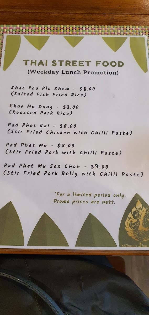 Menu Kinnari Thai Cuisine-9